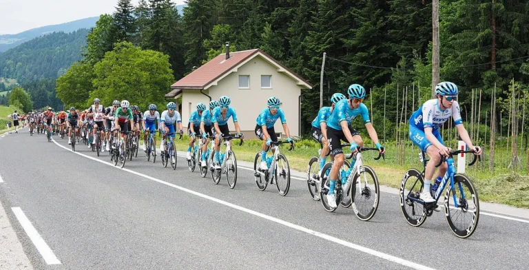 Peloton au Tour de Slovénie 2023
