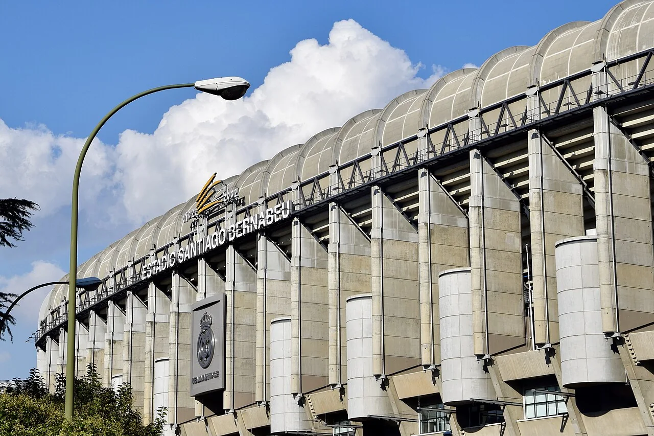 Façade extérieure du Santiago Bernabéu