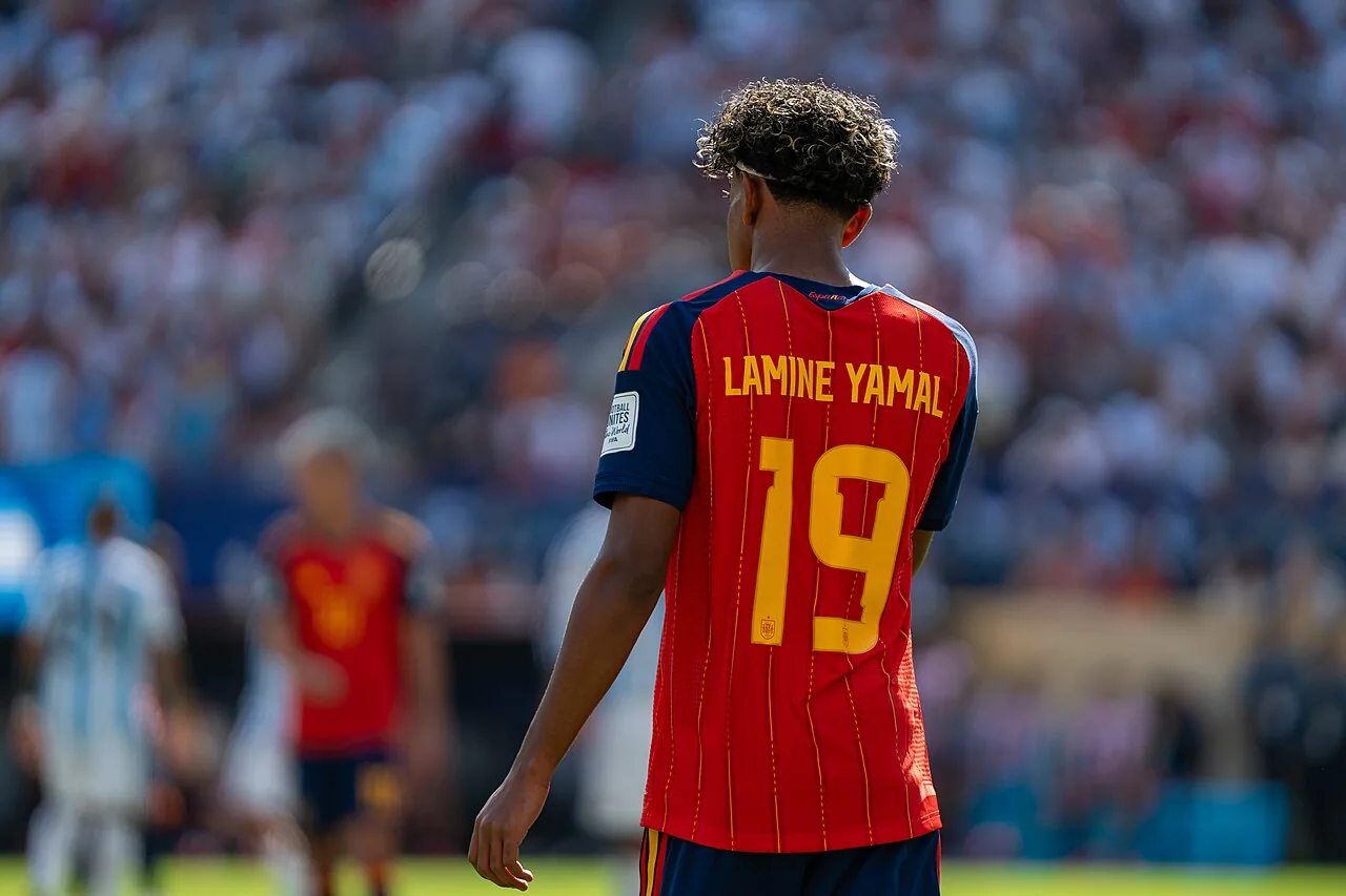 Lamine Yamal sous le maillot de l’Espagne