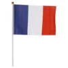 Drapeau France sur bâton — 30 × 45 cm