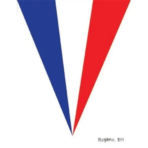Guirlande France — 10 fanions, 5 mètres