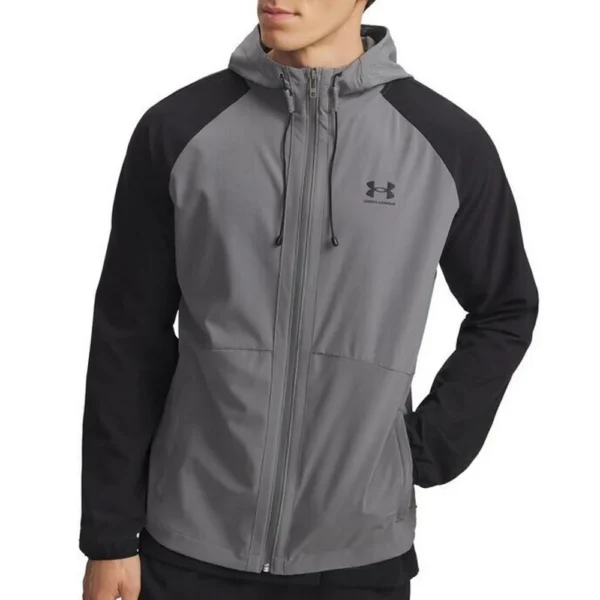Veste de Pluie Gris/Noir Homme Under Armour Ua Stretch Veste de Pluie Gris/Noir Homme Under Armour Ua Stretch