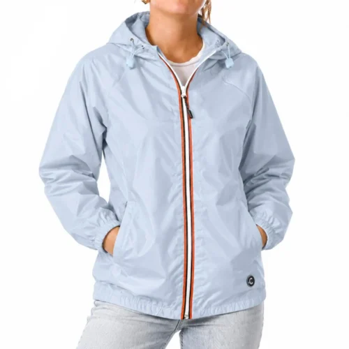 Coupe-vent Bleu Ciel Femme Paname Brothers MARION Coupe-vent Bleu Ciel Femme Paname Brothers MARION